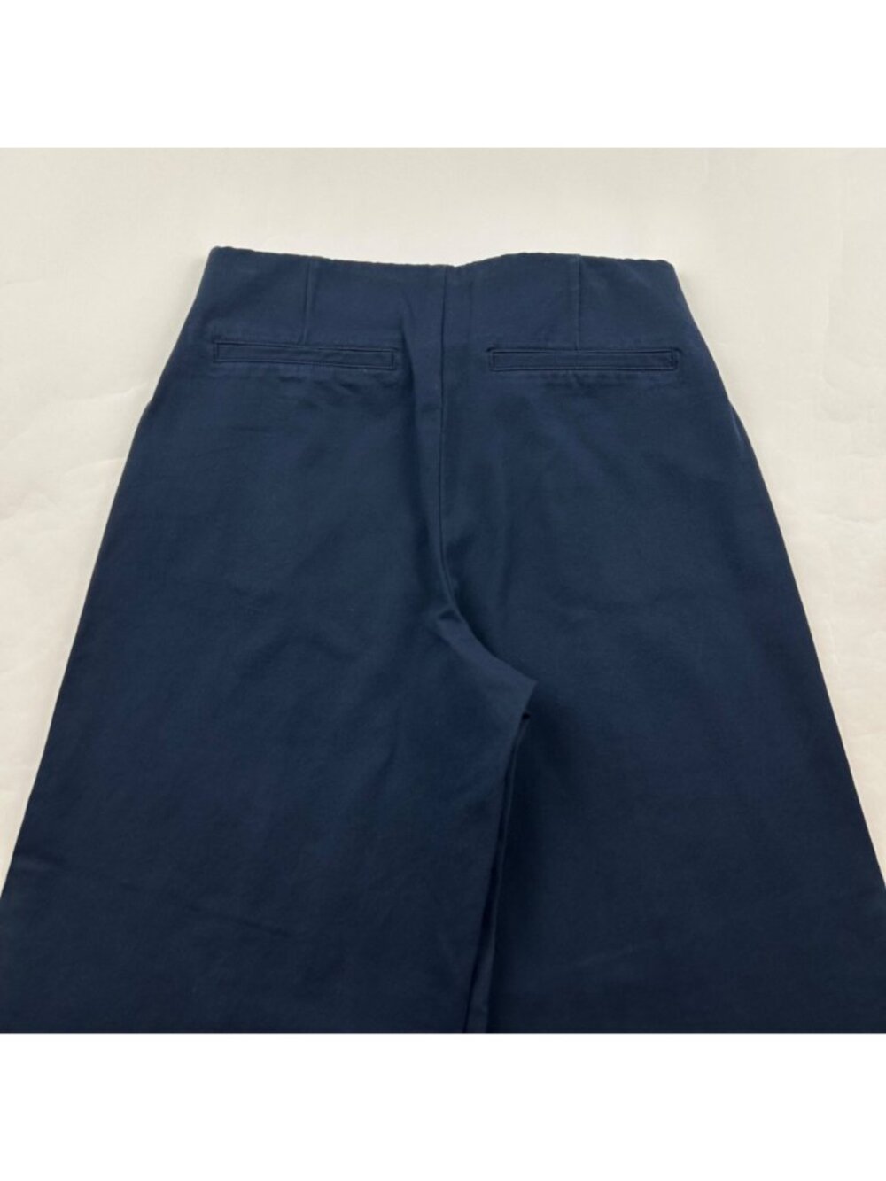 Old Navy Ink Blue Stretch Canvas Wide Leg Pixie Pant S - Picture 8 of 8